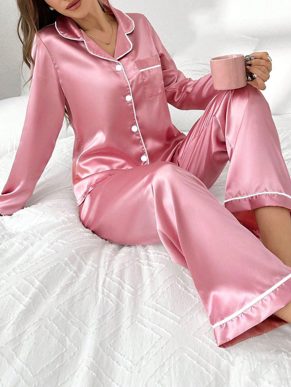 PINK silk suit in premium fabric for girls and woman