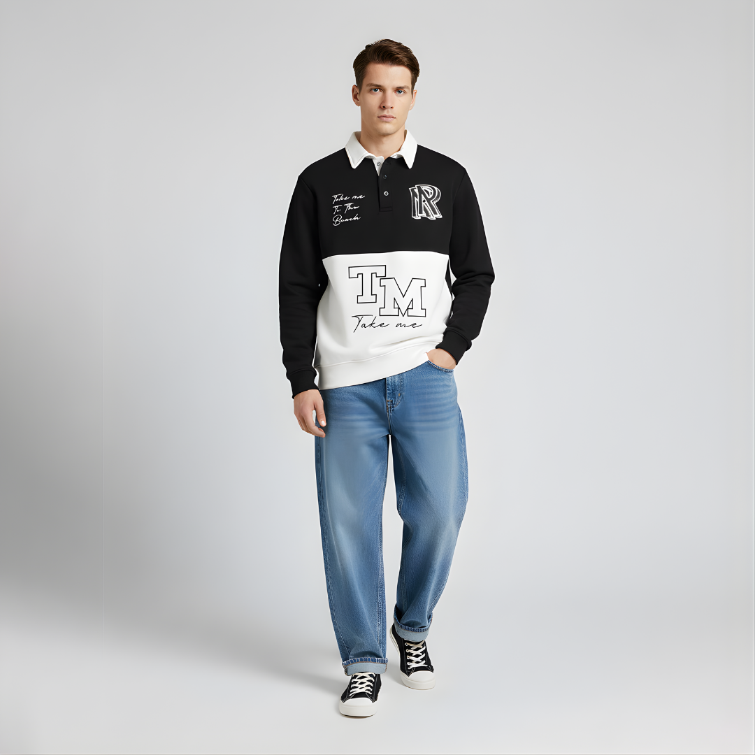 Block Edit Sweatshirt - Black